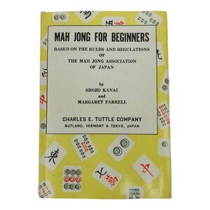 Mah Jong For Beginners Shozo Kanai Margaret Farrell Hardcover 17th Printing 1969